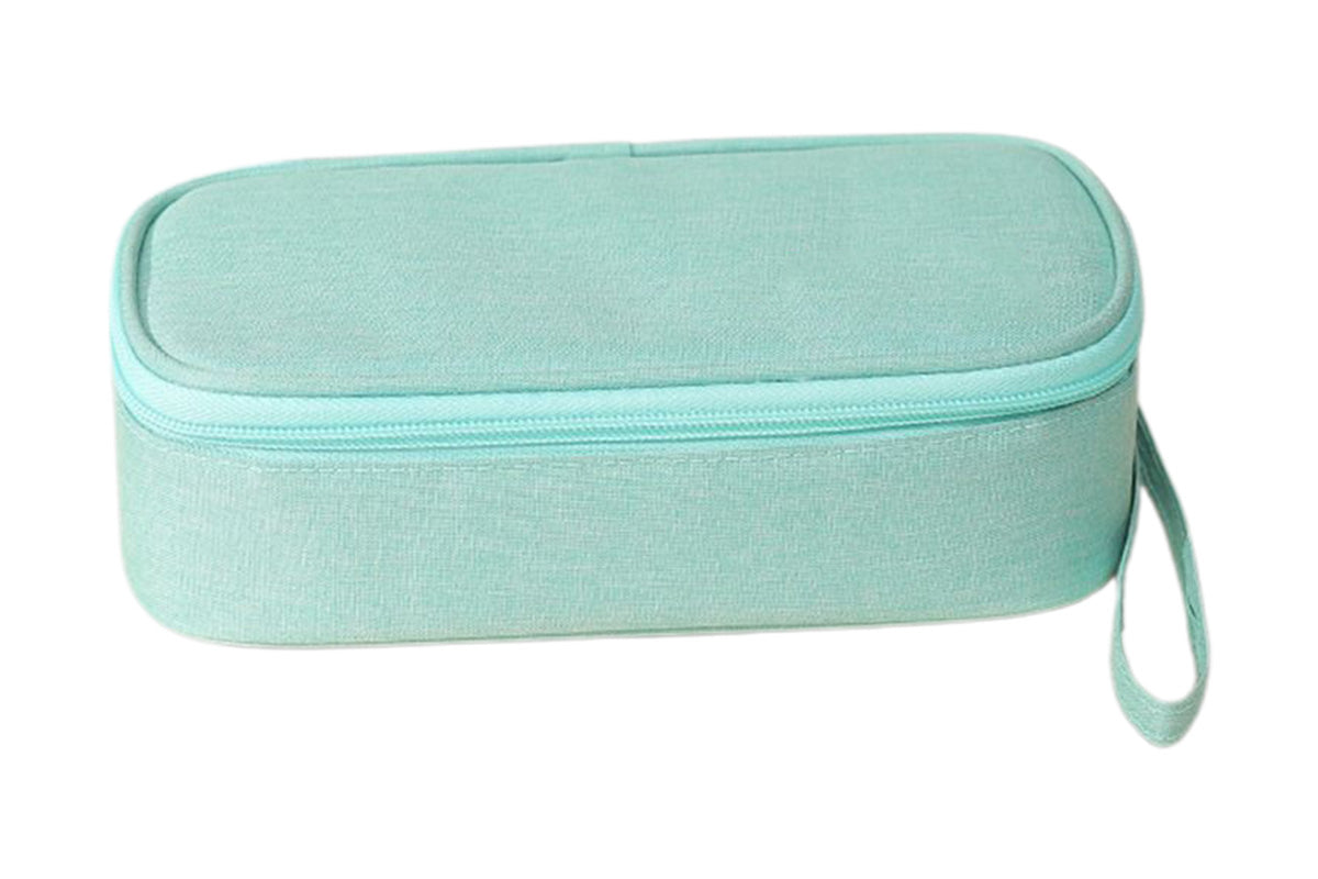 Insulated Insulin Cooling Bag Multi-Layer Medical Cooler for Diabetes Travel -Pink