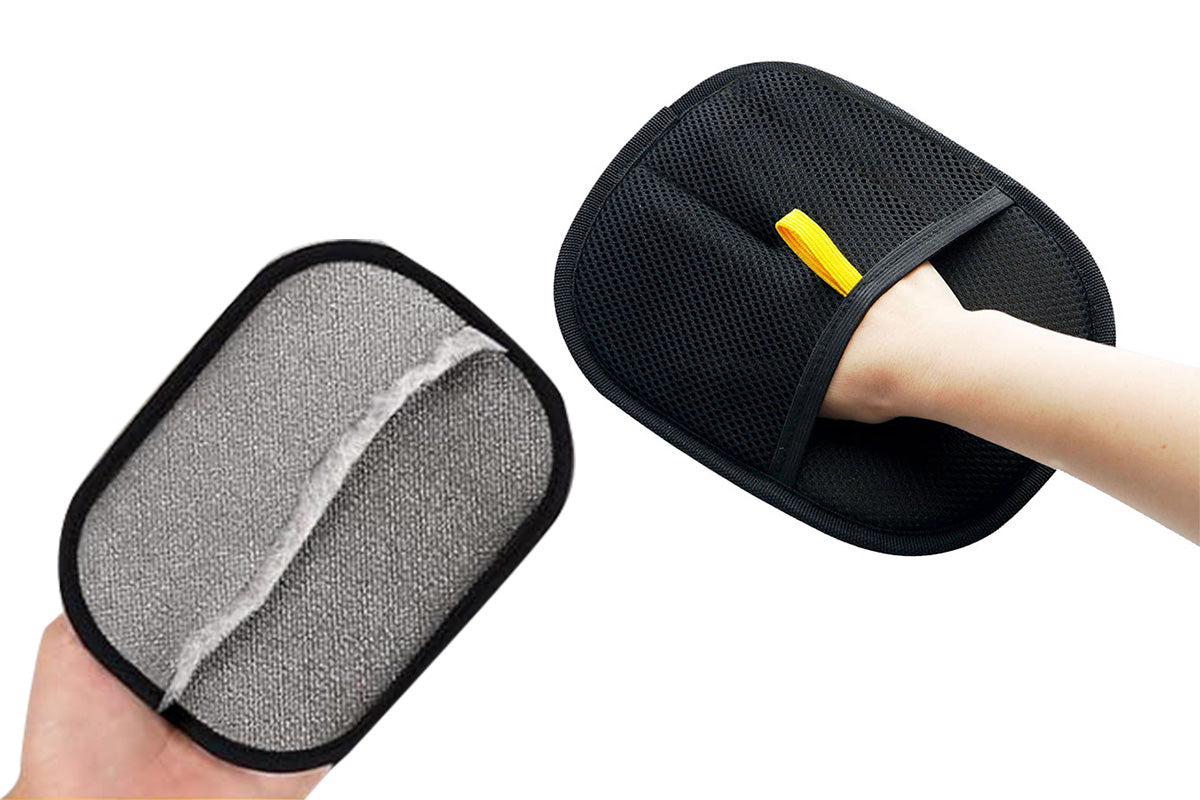 2Pcs Pet Hair Remover Glove Electrostatic Removal Glove for Dog Cat Fur Reusable