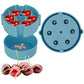 2Pcs Portable Cherry Pitter Corer Tool Labor-Saving Push Down Multiple Cherries Seed Remover