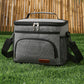 Insulated Lunch Box for Men Women Leak-Proof Cooler Lunch Bag with 4 Pockets
