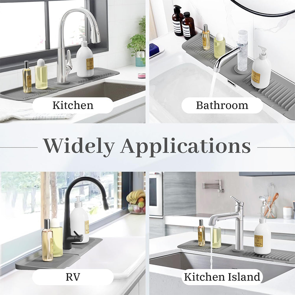 Silicone Sink Splash Guard Mat For Kitchen