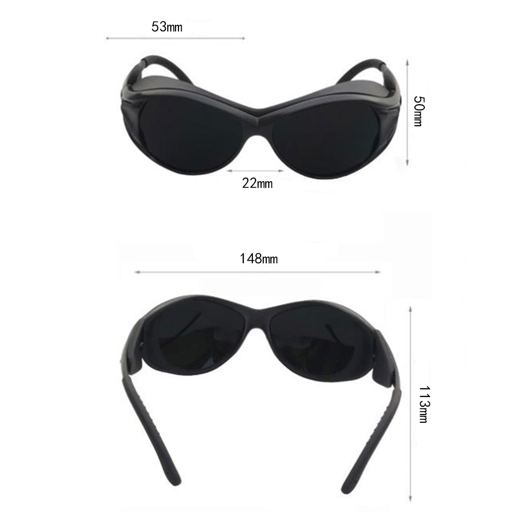 2Pcs Red Light Therapy Eye Protective Glasses For Visible Light Blocking