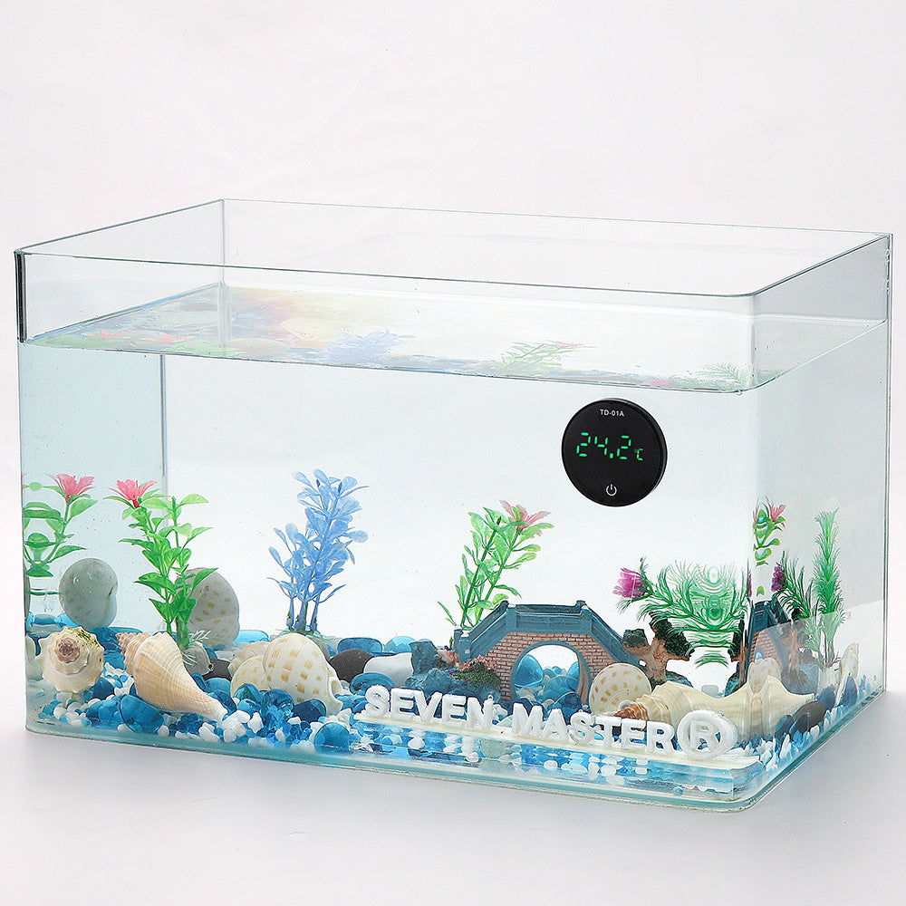 Fish Tank Digital Thermometer Aquarium Thermometer for Fish Axolotl Turtle Aquatic
