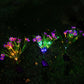 2Pcs Solar Garden Flowers Stake Light