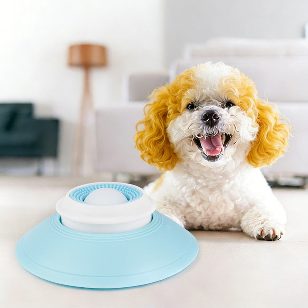 2Pcs Pet Slow Feeder Bowl Non-Slip Spherical Lick Bowl for Dogs and Cats
