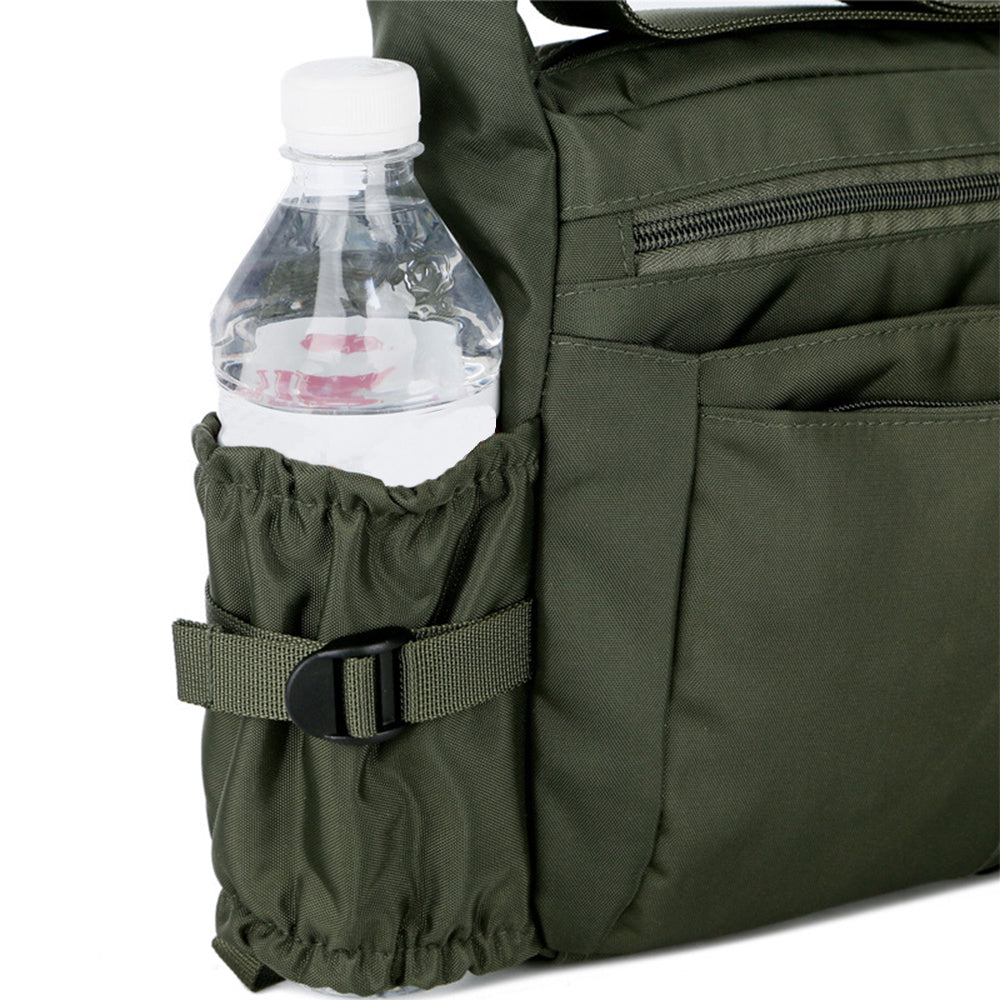 Water-Resistant Messenger Bag for Men Lightweight Travel Crossbody Sling Bag