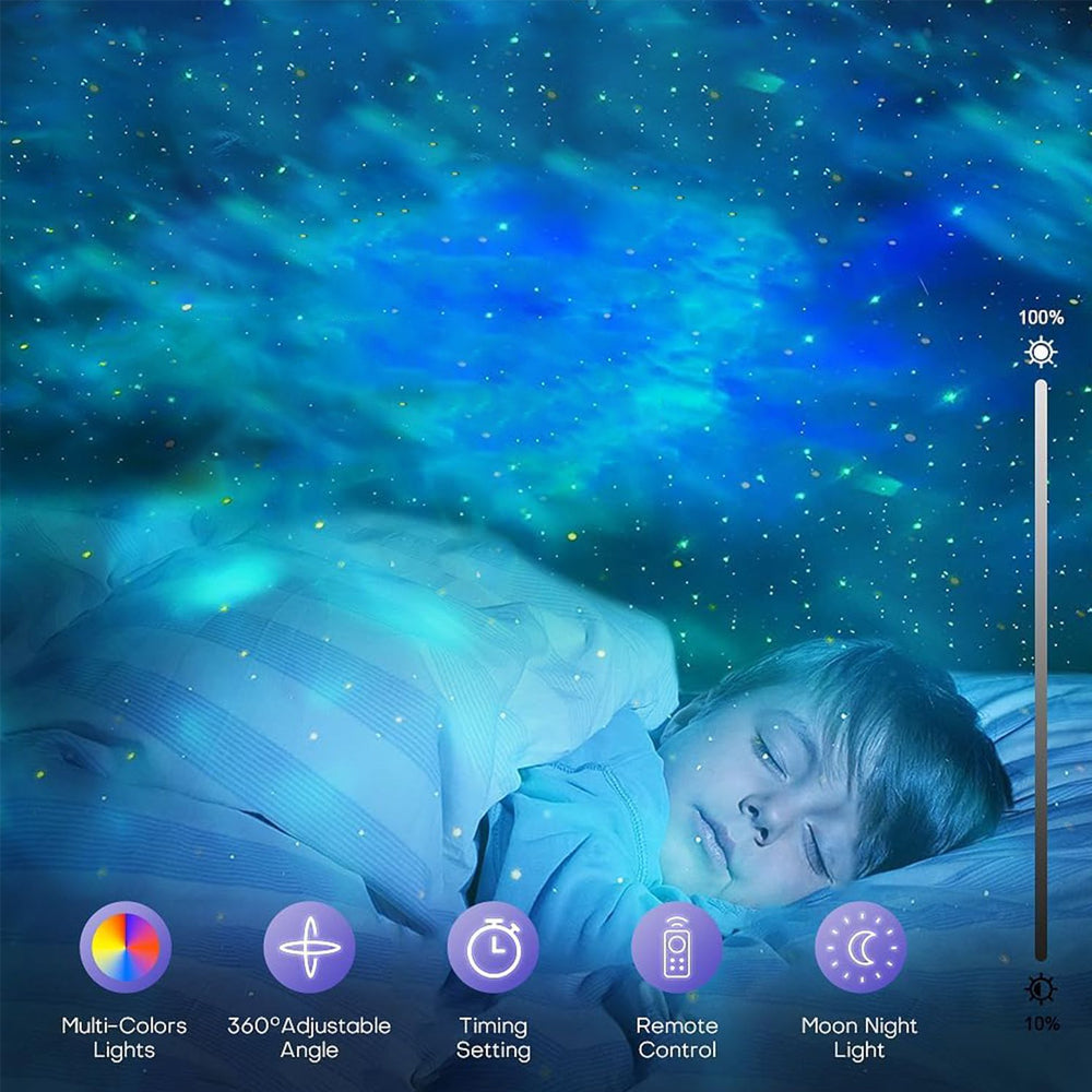 Astronaut Starry Sky Projector Galaxy Projection Night Light with Remote Control-Sitting