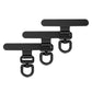 3 PCS Rotating Phone Tether Tab Stainless Steel Phone Strap Holder for most Phone Cases