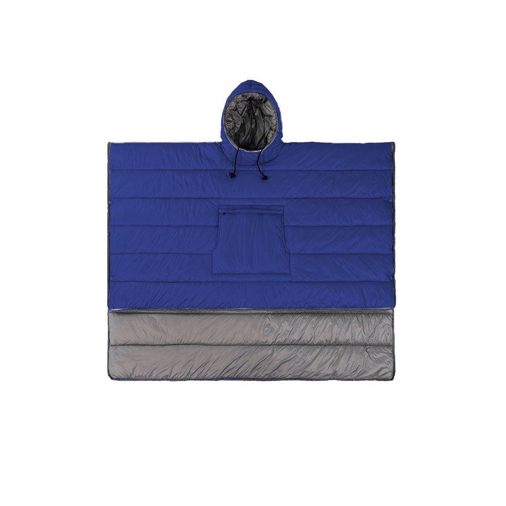Camp Thermal Poncho Sleeping Bag Wearable Hooded Blanket