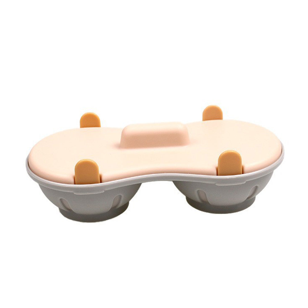 Double Layer Microwave Egg Cooker and Poached Egg Steamer