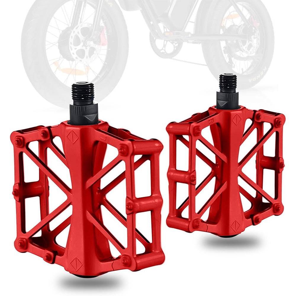 Antiskid Aluminum Alloy Bike Pedals Wide Platform Lightweight Bicycle Pedals for MTB Road Bikes
