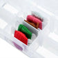 Embroidery Thread Organiser Set with 1 Winder 100 Bobbins Compact Thread Storage Box for Sewing Storage