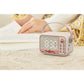 Vintage Portable Wireless Bluetooth Speakers with Alarm Clock for Kitchen Bedroom Home