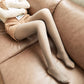 Thick Translucent Tights Stockings Warm Fleece Lined High Waist Leggings for Winter
