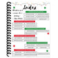 2Pcs Christmas Planner Holiday Season Organizer Notebook Simple Christmas to Do Planner