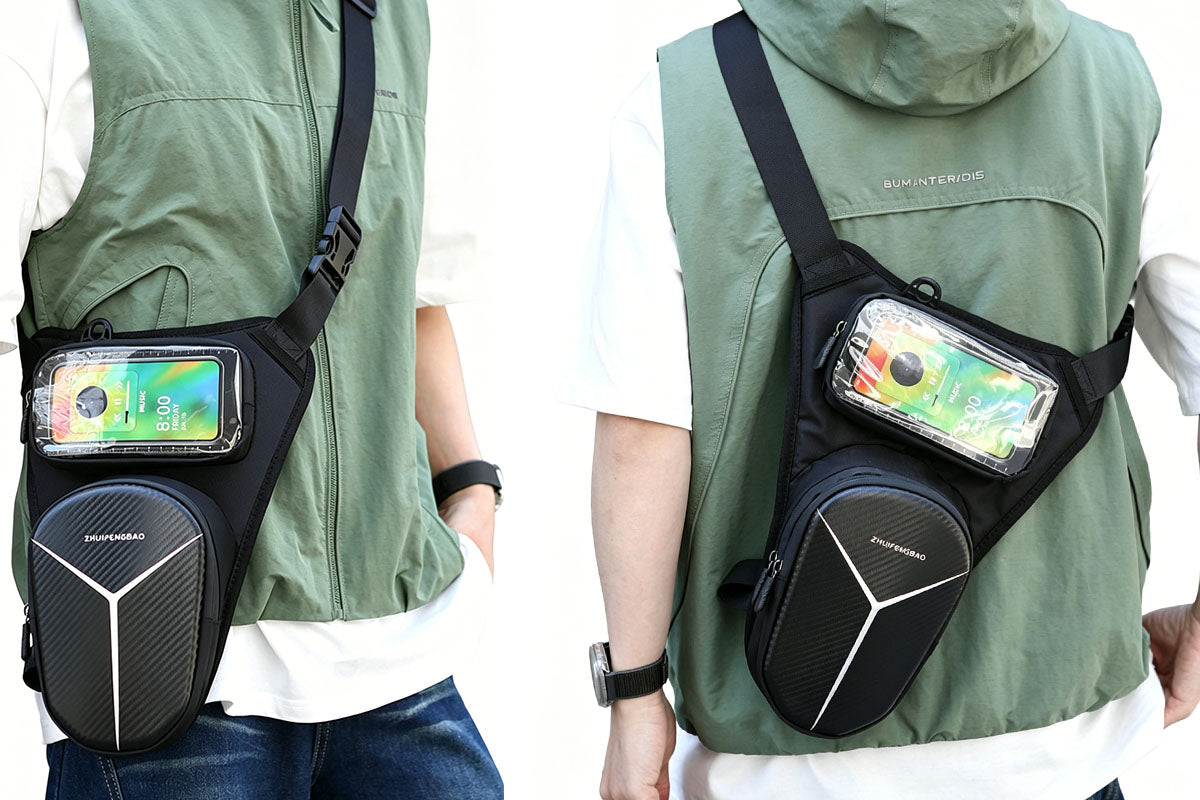 Adjustable Motorcycle Drop Leg Bag Thigh Bag with 3-Level Height Thigh Pack for Outdoor Sports