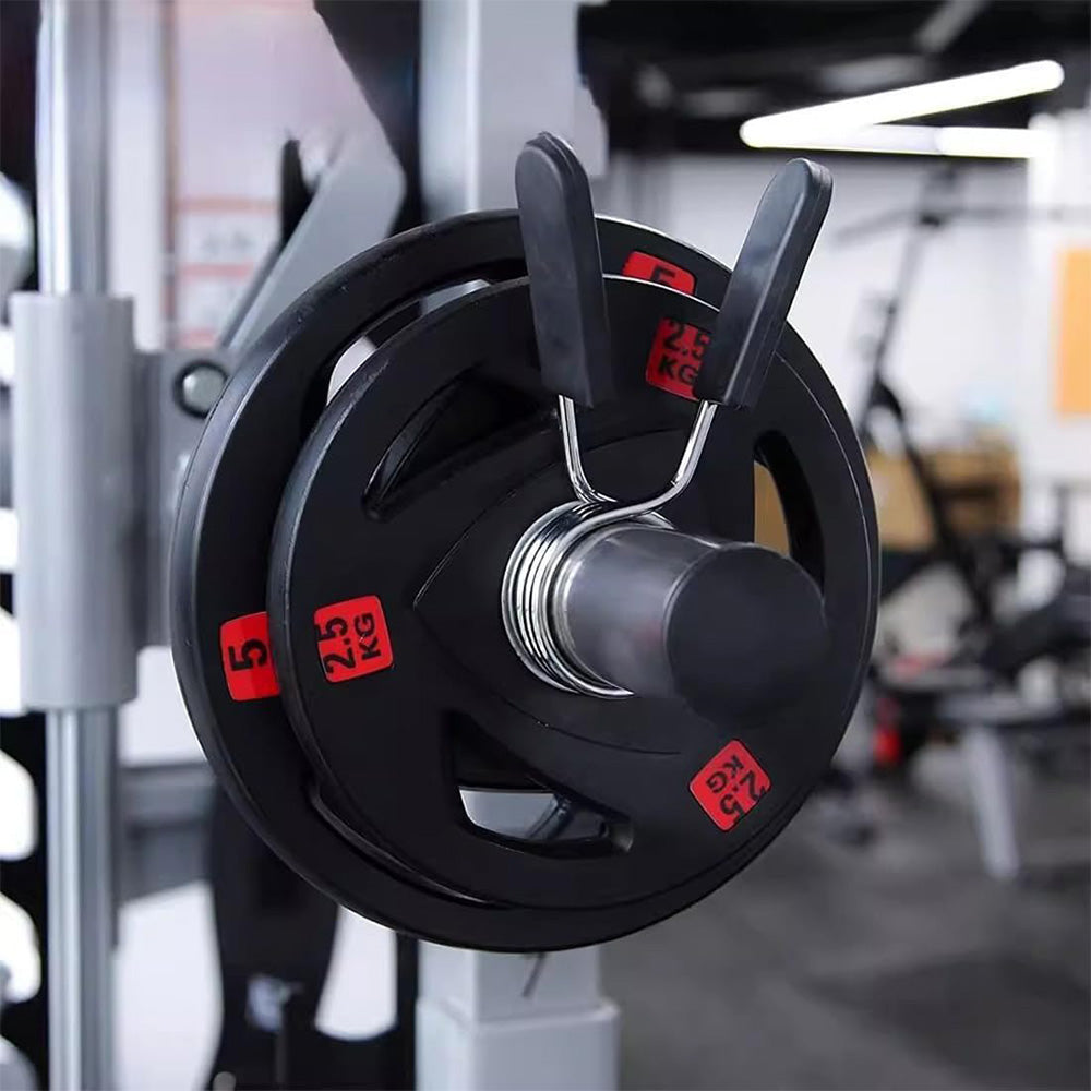 4 Pack 25mm Barbell Spring Clips Gym Weight Lifting Clamps for Dumbbell Bar Lock