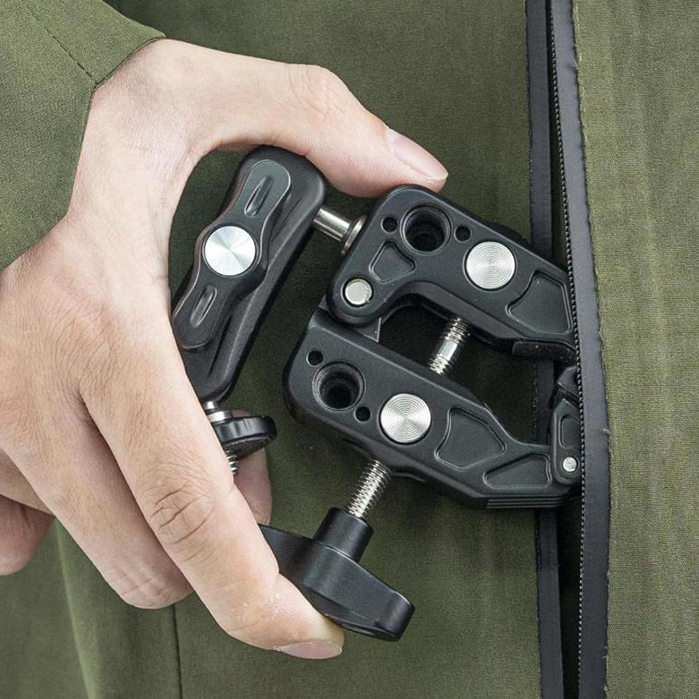 Super Clamp Camera Clamp Mount Monitor With Action Camera Adapter Phone Clamp Mount