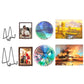 2Pcs Iron Photo Frame Display Stand