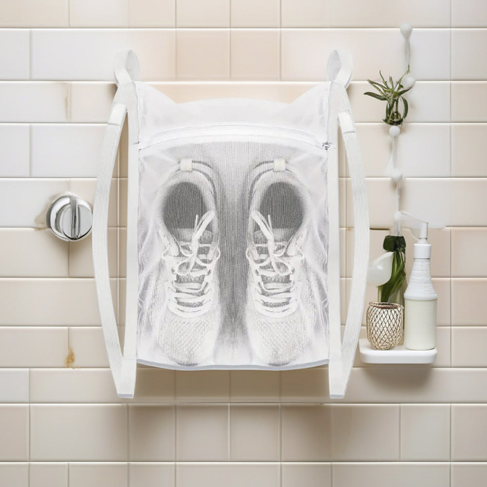 Shoe Laundry Bag for Washing Machine Durable Mesh Drying Bag for Sneakers (42x38cm)