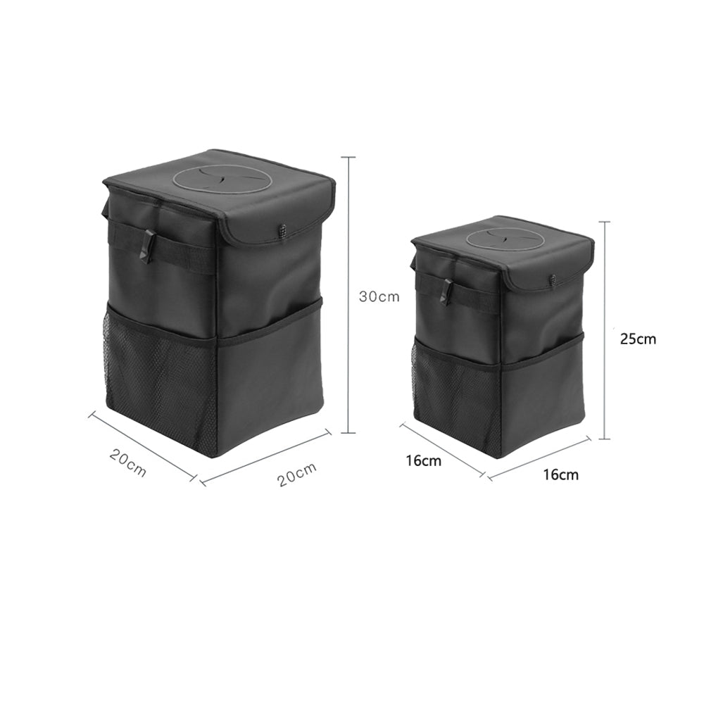 Leak Proof Car Trash Can with Lid