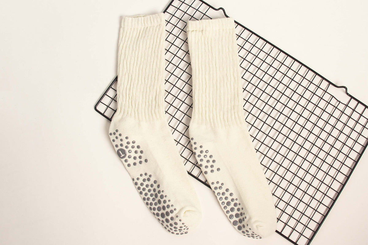 2 Pack Non-Slip Grip Socks for Yoga Pilates