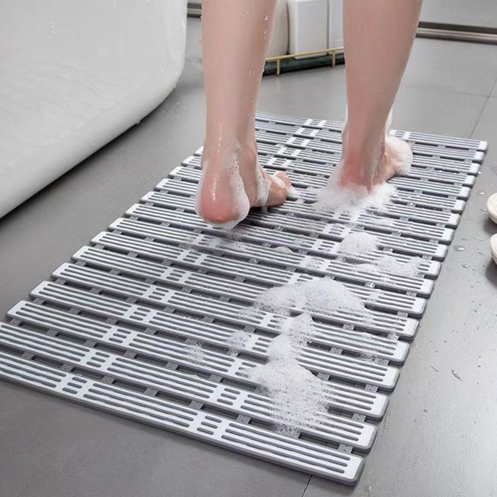 Non Slip Shower Mat with Suction Cups Bath Mat for Bathroom Kitchen Wet Floor