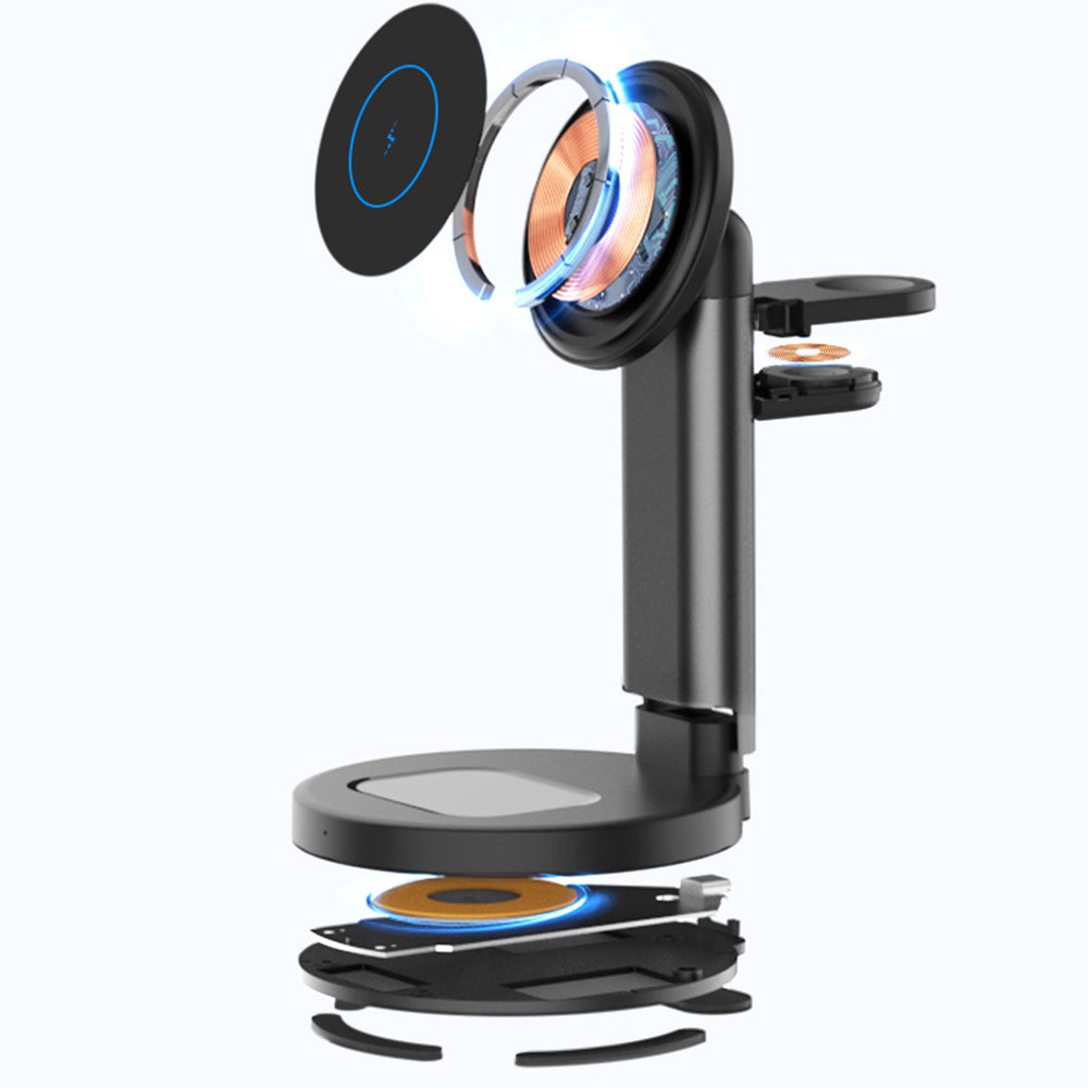 3-in-1 Magnetic Wireless MagSecurity Charging Station