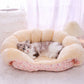 2-in-1 Bed and Couch Warming Cat Sofa Bed