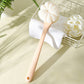 2 in 1 Double Sided Shower Brush with Loofah and Long Handle