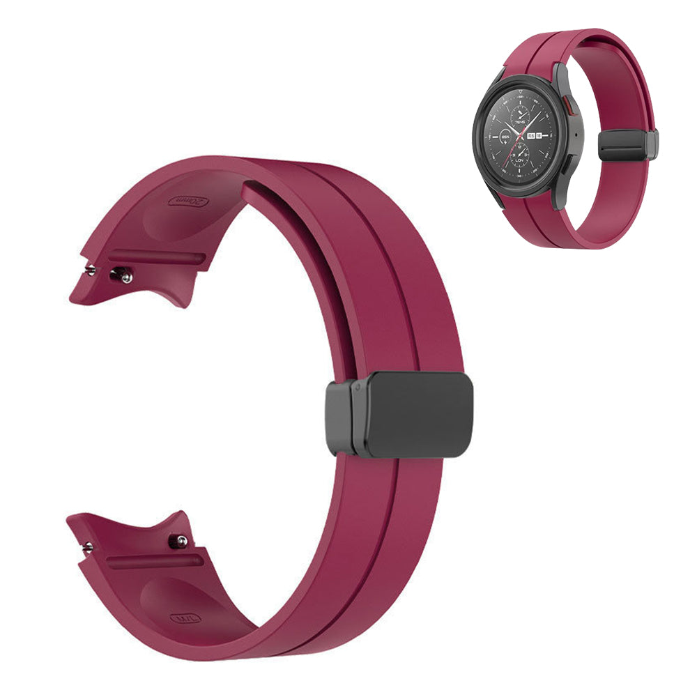 Magnetic Silicone Band Strap for Samsung Galaxy Watch 4/5/6 Pro