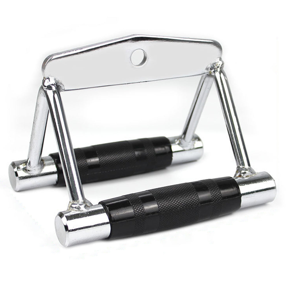 V-Grip Lat Pulldown Bar with Non-Slip Rubber Handle Cable Machine Attachment