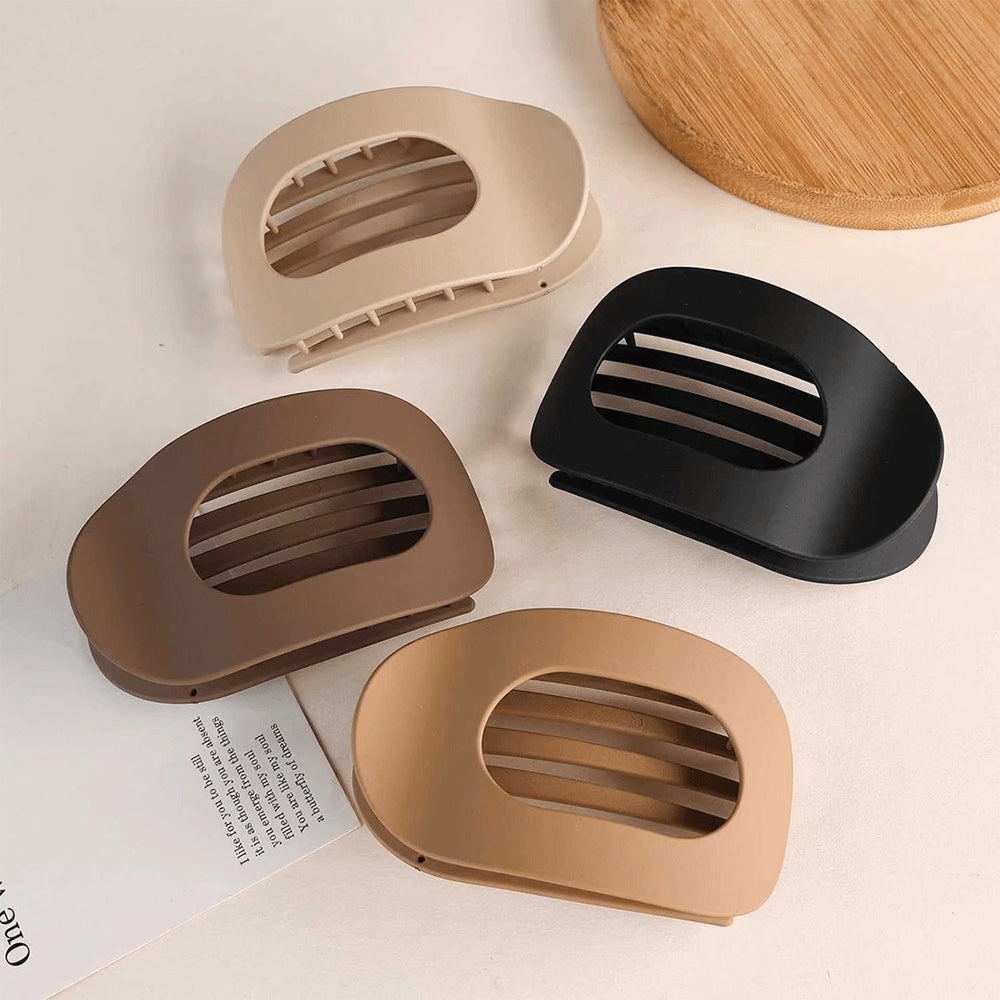 4Pcs Flat Hair Clips Claw Clips for Women and Girls French Clip