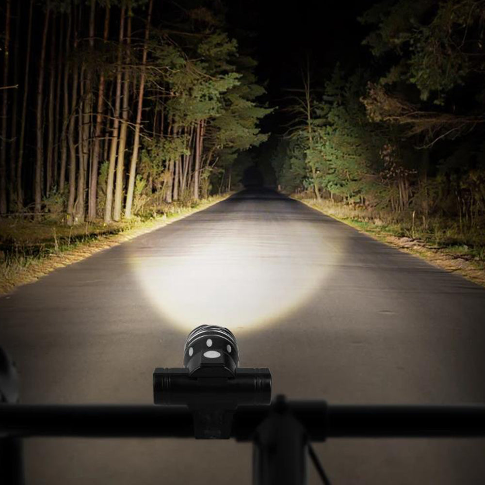 Rechargeable T6 MTB Bicycle LED Front Headlight with USB Cable