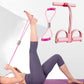 6 Tube Pedal Ankle Puller Fitness Exercise Rope with 8-Shape Resistance Band