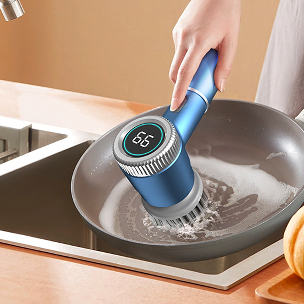Handheld Electric Spin Scrubbers with 5 Brush Heads