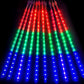 LED Meteor Shower Raindrop String Lights Solar Powered for Outdoor Decoration