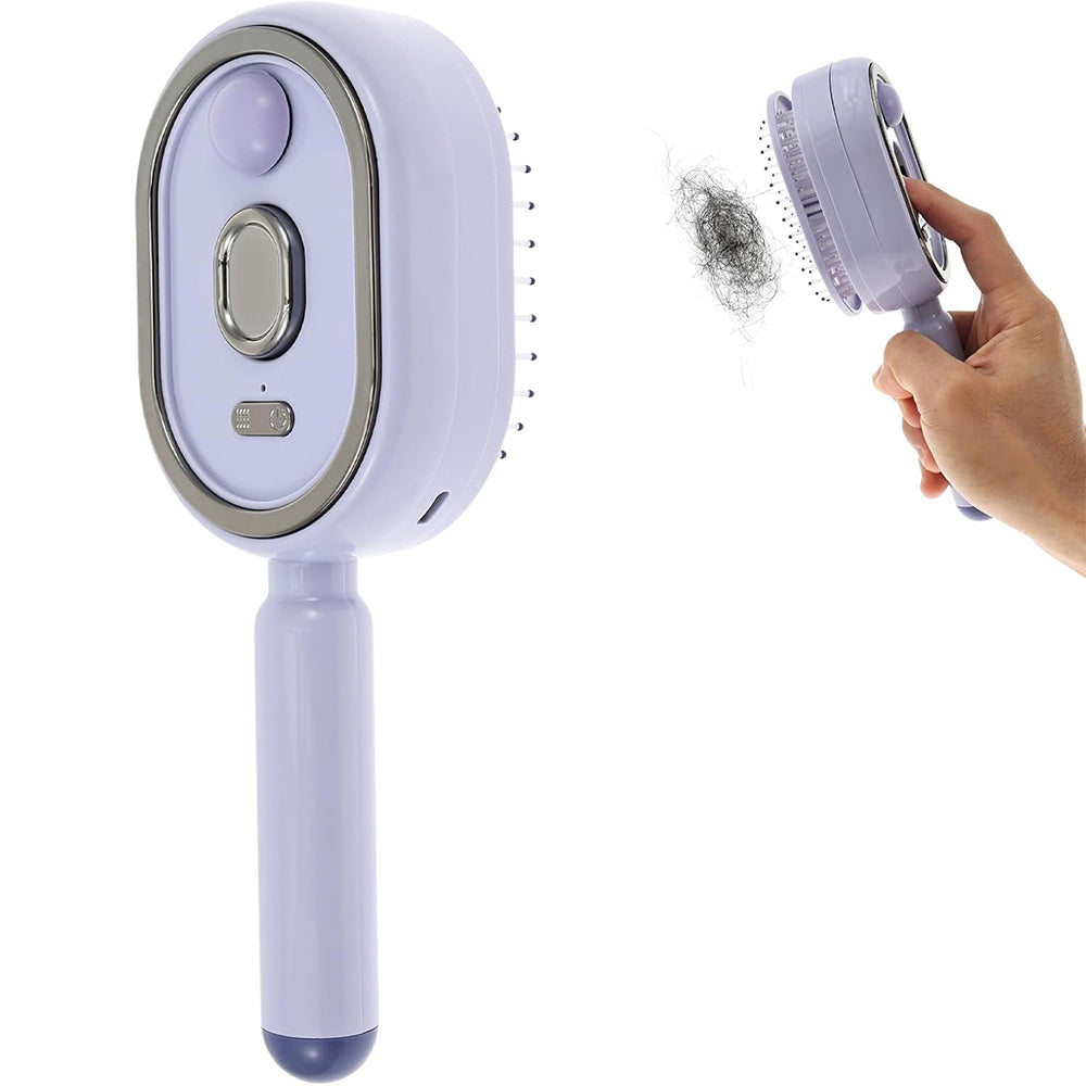 Electric Steam Hair Brush Mist Spray Cushion Comb