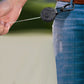 2Pcs Retractable Keychain ID Holder Heavy Duty Carabiner Badge Holder