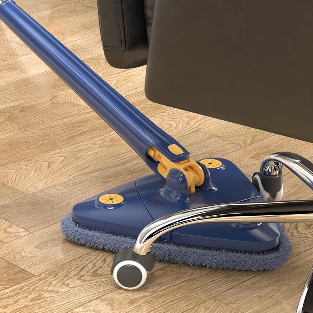 360 Degree Rotatable Triangle Cleaning Mop with 3 Cleaning Pads