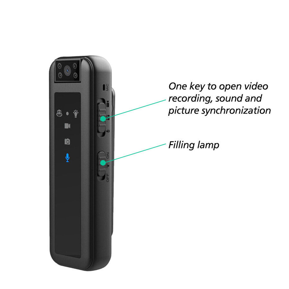 1080P Portable Pocket Video Audio Recorder Night Vision Cam