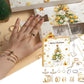 24 Days Countdown Jewelry Christmas Advent Calendar Bracelets Necklaces Earings Kit