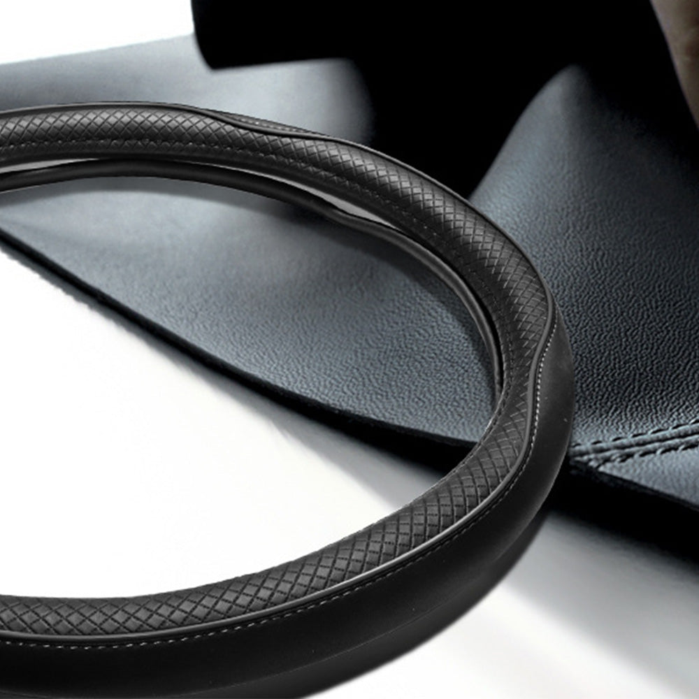 Breathable Microfiber Leather Steering Wheel Cover