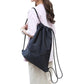 Water-resistant Drawstring Backpack Bag Portable Gym Backpack for Outdoor Travel