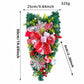 25x6x50cm Christmas Wreath Candy Cane Ornament Hanging Xmas Door Wall Decor