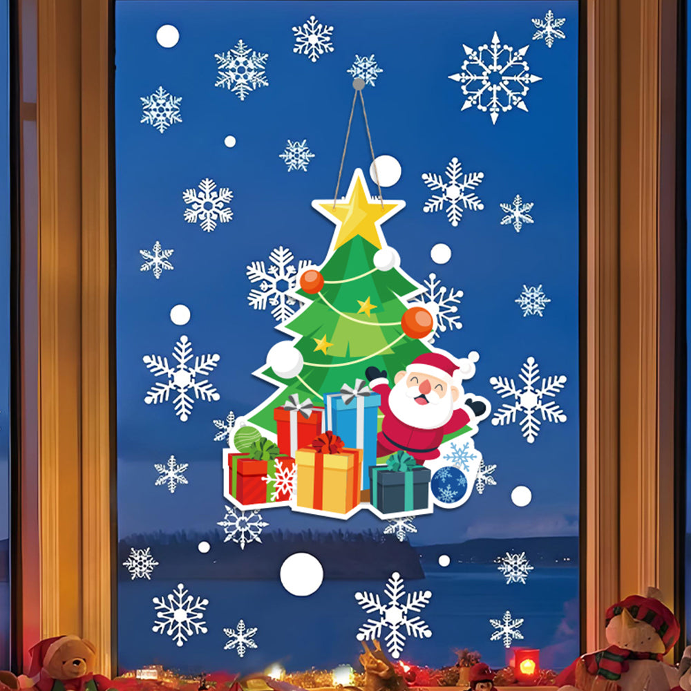 Christmas Porch Sign with Couplets Xmas Door Banner Wall Hanging Party Decoration