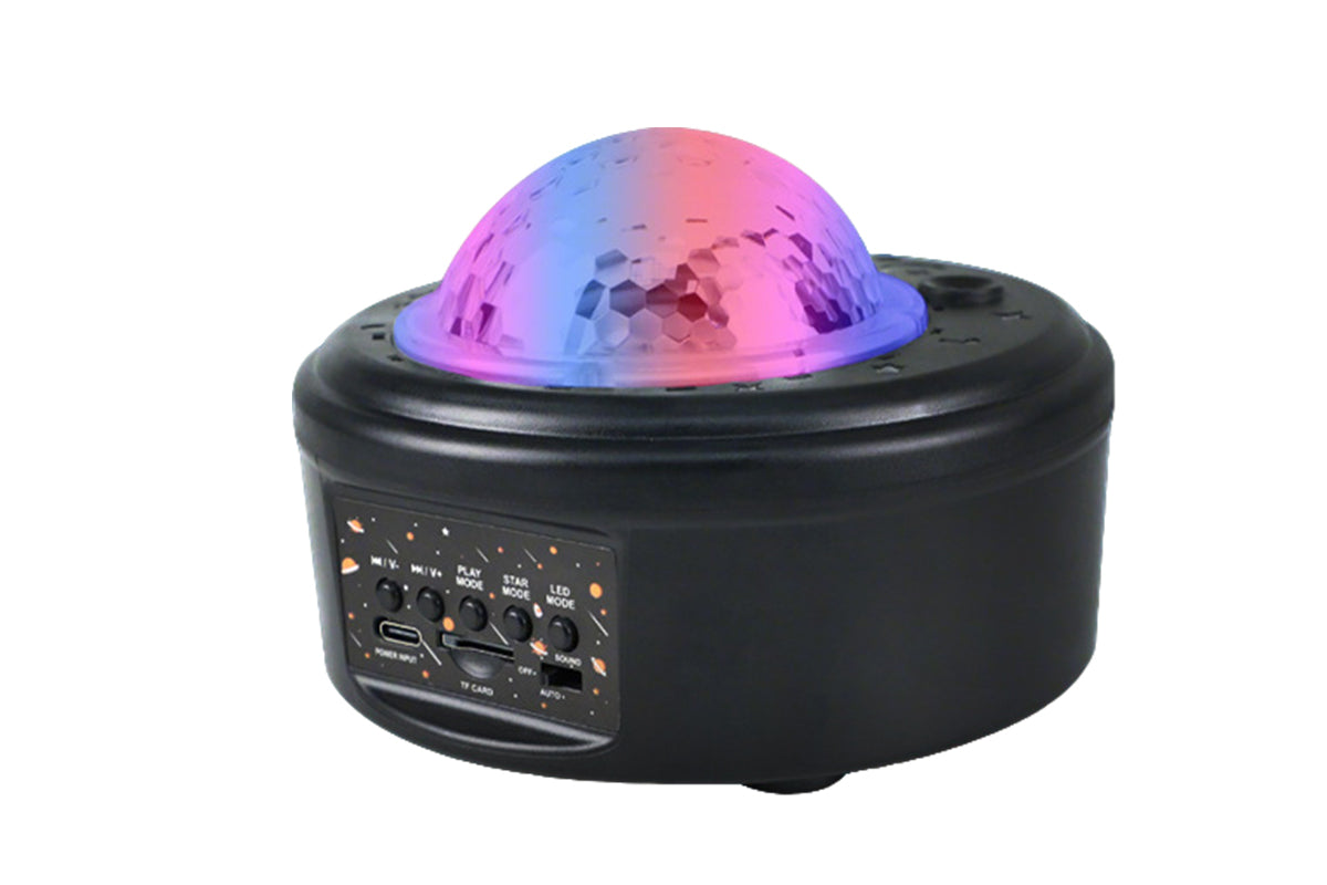Remote Control Planet Ocean Wave Projector Lamp USB Bluetooth Speaker Wired Night Light
