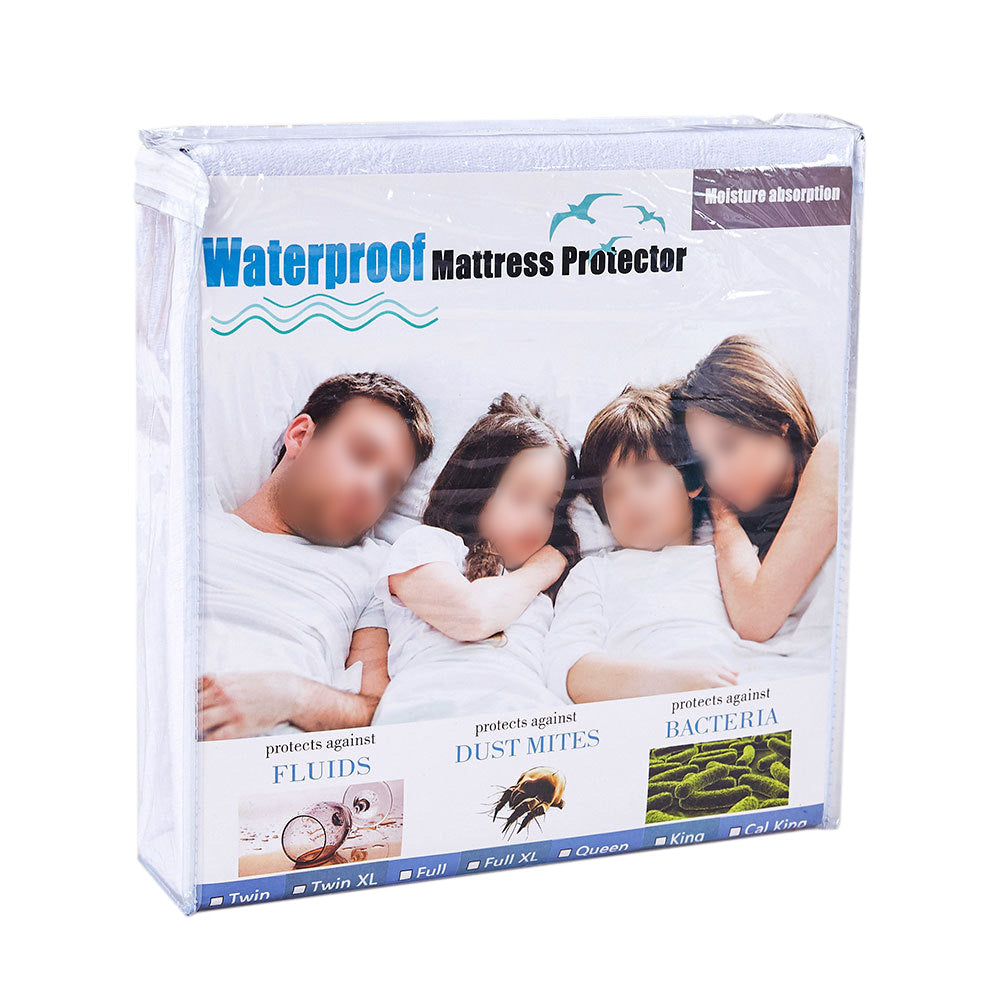 2XZippered Mattress Protector Waterproof and Bed Bug Proof Mattress Protector