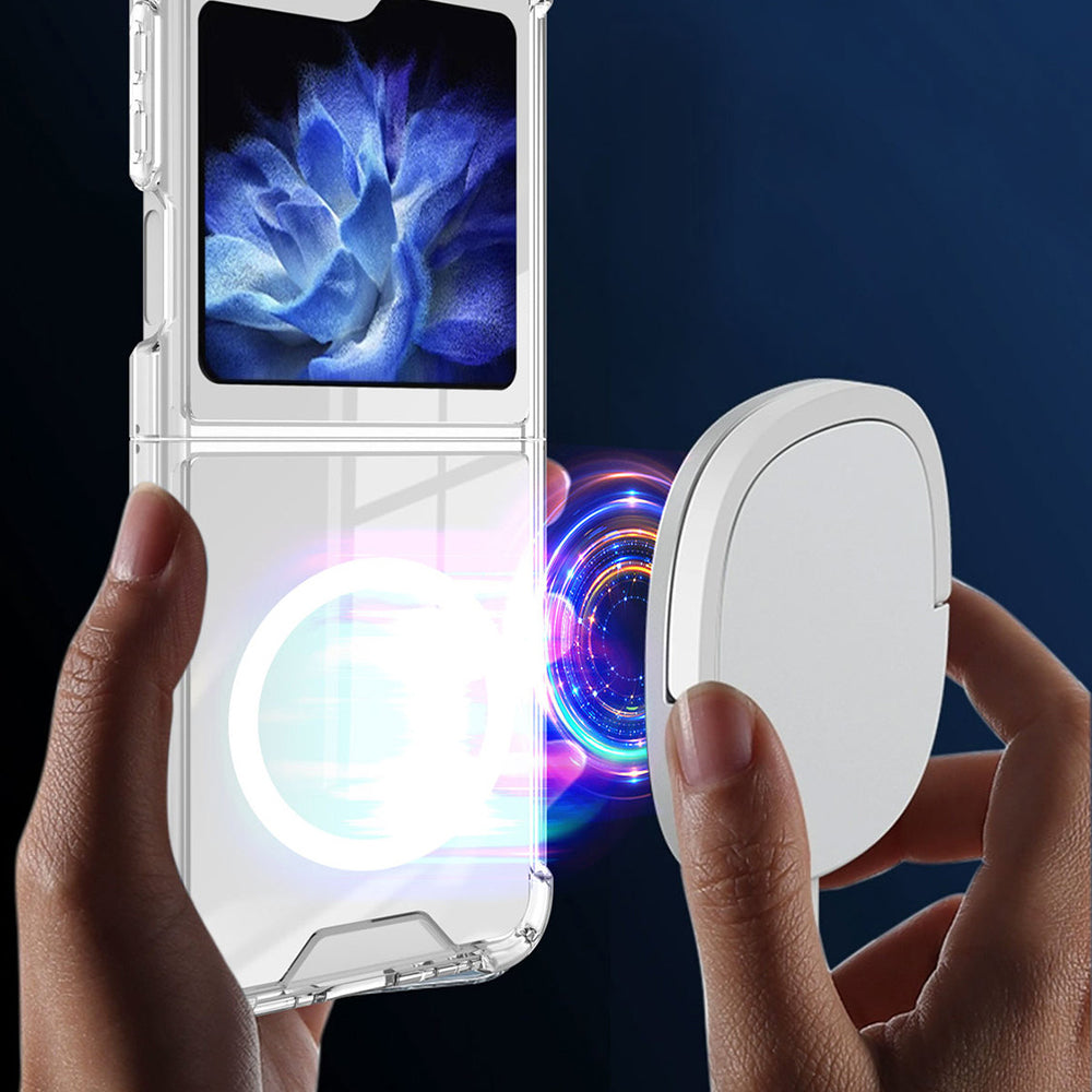 Shockproof Clear Cover for Samsung Galaxy Z Flip5/Flip6 5G Phone Case