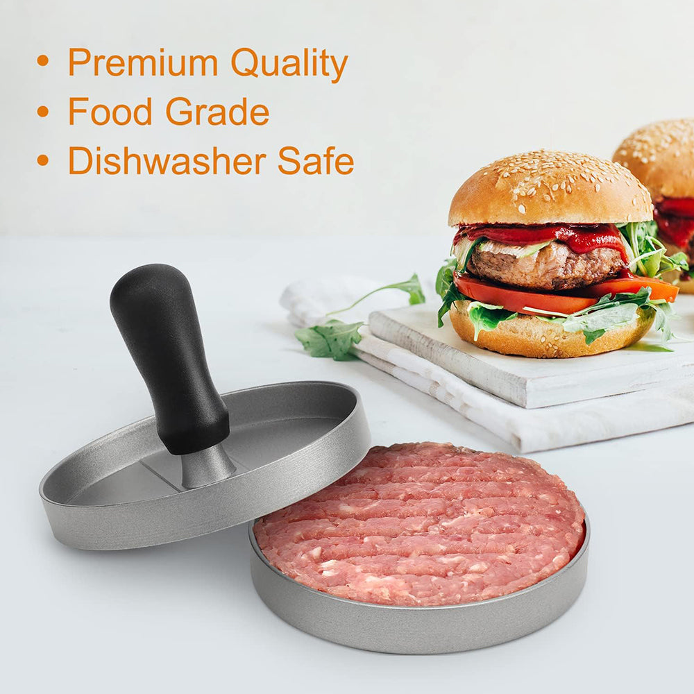 DIY Burger Patty Press Mold with 100Pcs Oil Blotting Paper
